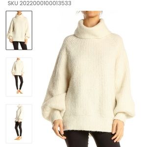 Mango Cream oversized look sweater